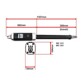 1000KG 20W Solar Double Swing Auto Motor Remote Gate Opener