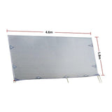 Caravan Privacy Screen – 4.6x1.8m Side Screen for Roll-Out Awnings