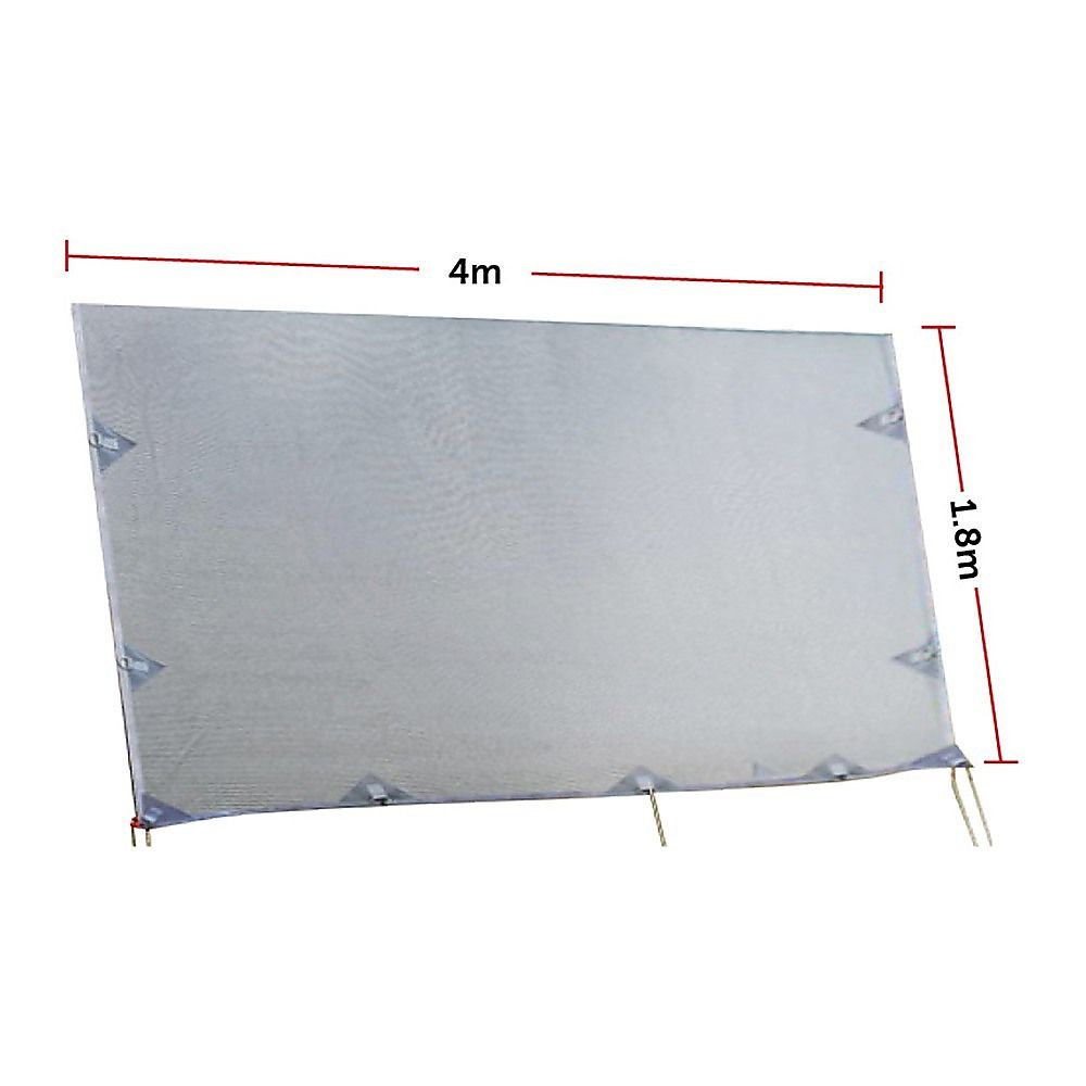 Caravan Privacy Screen – 4x1.8m Side Screen for Roll-Out Awnings