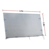 3.7m Caravan Privacy Screen Side Sunscreen Sun Shade for 13' Roll Out Awning