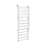 36 Pair Shoe Holder Organiser Over The Door Hanging Shelf Rack Storage Hook