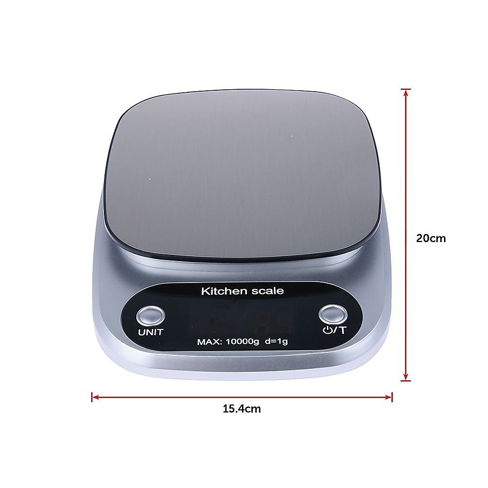 Digital Kitchen Scale LCD Electronic Postal Food Weight Scales 10kg/1g