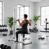 Home Fitness Multi Gym Lat Pull Down Workout Machine Bench Exercise