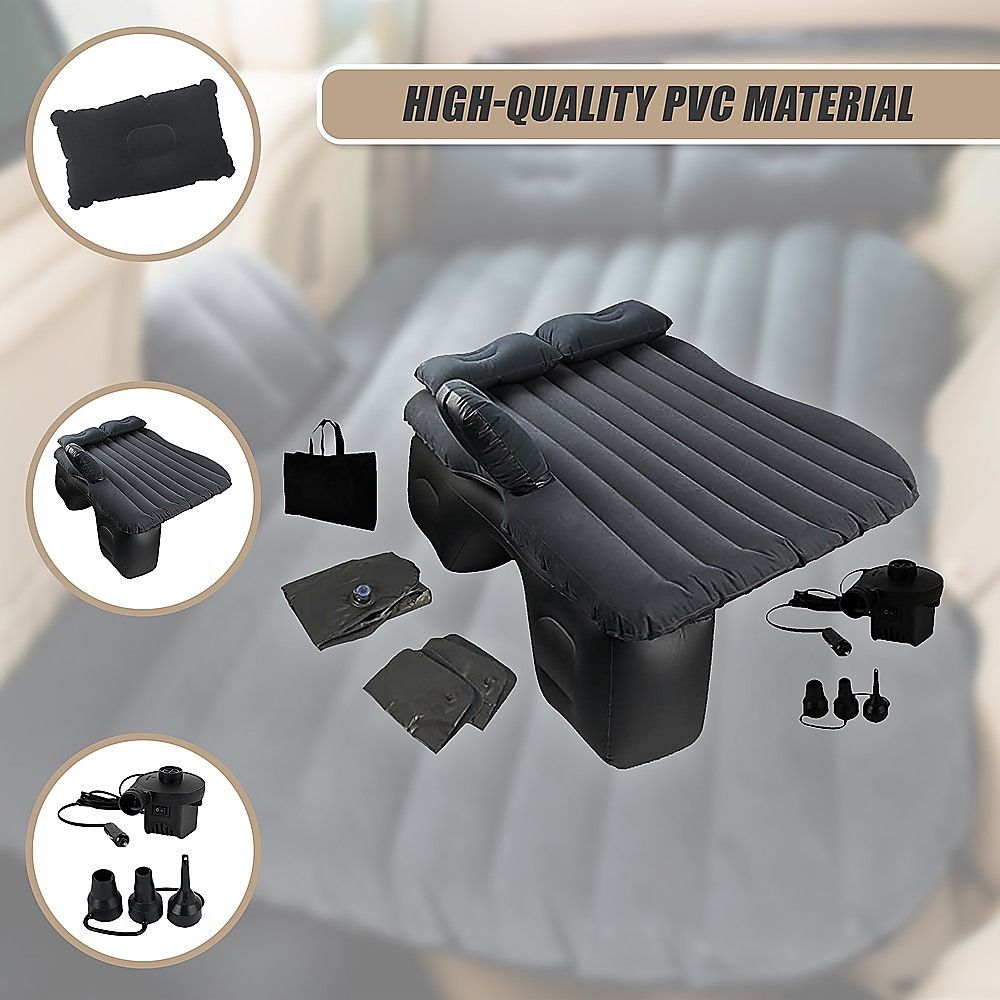 Inflatable Car Back Seat Mattress – Portable Travel Air Bed for Camping & Sleeping