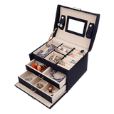 Jewellery Storage Box – Organiser Case for Rings, Necklaces and Accessories Display