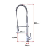 Basin Mixer Pull-Out Kitchen Tap Faucet Laundry Sink