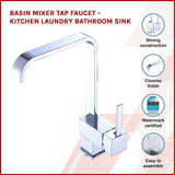 Basin Mixer Tap Faucet - Kitchen Laundry Bathroom Sink