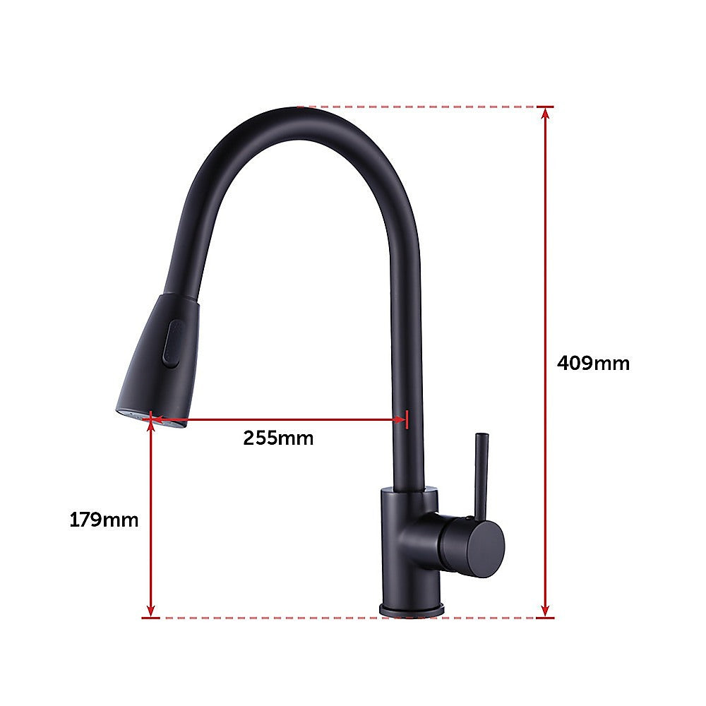 Basin Mixer Pull-Down Tap Faucet -Kitchen Laundry Bathroom Sink