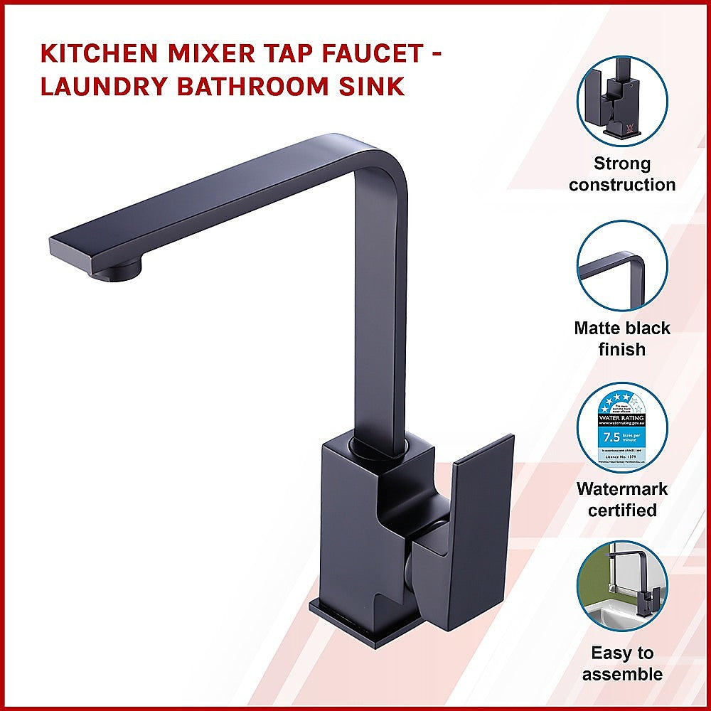 Kitchen Mixer Tap Faucet - Laundry Bathroom Sink