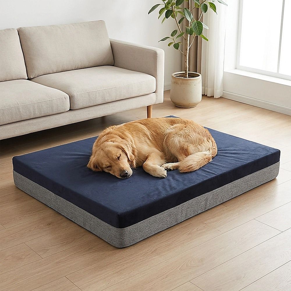 Memory Foam Dog Bed 15CM Thick Large Orthopedic Dog Pet Beds Waterproof Big
