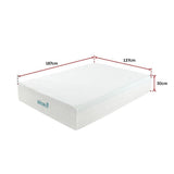 Double 30cm Green Tea Memory Foam Mattress – Cooling Comfort with CertiPUR-US® Certified Foam