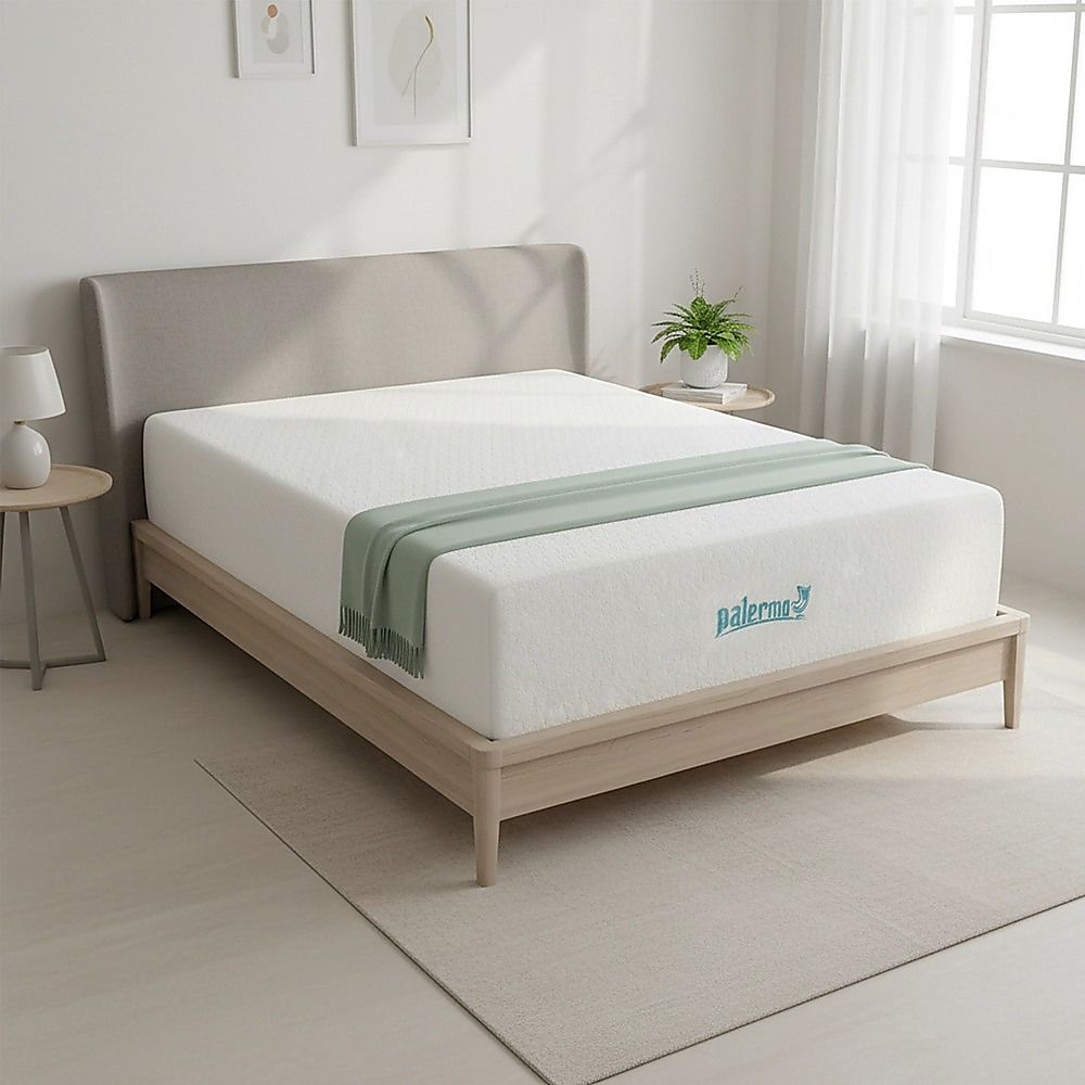 Single 30cm Green Tea Memory Foam Mattress – Cooling Comfort with CertiPUR-US® Certified Foam