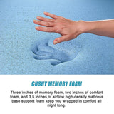 Single 30cm Green Tea Memory Foam Mattress – Cooling Comfort with CertiPUR-US® Certified Foam