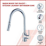 Basin Mixer Tap Faucet -Kitchen Laundry Bathroom Sink