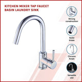 Kitchen Mixer Tap Faucet for Basin Laundry Sink