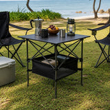 Folding Collapsible Camping Table Caravan RV Heavy Duty Steel & Aluminium