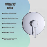 Shower Bath Mixer Tap Bathroom WATERMARK Approved - Chrome