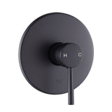Shower Bath Mixer Tap Bathroom Electroplated Matte Black