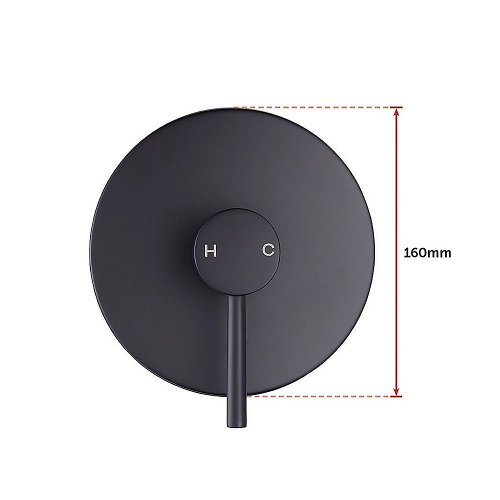 Shower Bath Mixer Tap Bathroom Electroplated Matte Black