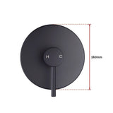 Shower Bath Mixer Tap Bathroom Electroplated Matte Black