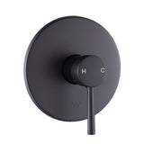 Shower Bath Mixer Tap Bathroom Electroplated Matte Black