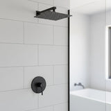 Shower Bath Mixer Tap Bathroom Electroplated Matte Black