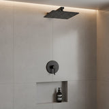 Shower Bath Mixer Tap Bathroom Electroplated Matte Black