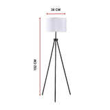Mid-Century Floor Lamp Modern Tripod Decor Living Room Standing