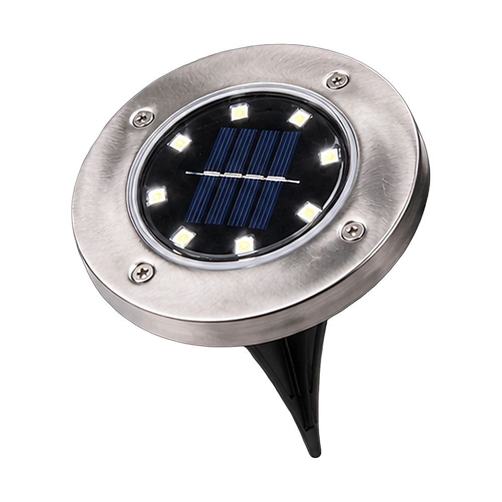 12x Solar Powered LED Buried Inground Recessed Light Garden Outdoor Deck Path