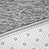 230x160cm Floor Rugs Large Shaggy Rug Area Carpet Bedroom Living Room Mat - Grey