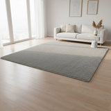 Large Shag Rug – Soft 230x200cm Grey Floor Rug with Anti-Slip Backing