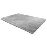 Large Shag Rug – Soft 230x200cm Grey Floor Rug with Anti-Slip Backing