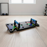 9 in 1 Push Up Board Yoga Bands Fitness Workout Train Gym Exercise Pushup Stand