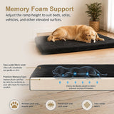 110CM XL Pet Bed Mattress Dog Cat Memory Foam Pad Mat Cushion