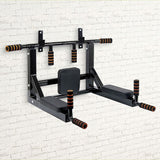 Heavy Duty Wall Mounted Power Station Pull Up Dip Knee Raise Bar