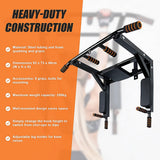 Heavy Duty Wall Mounted Power Station Pull Up Dip Knee Raise Bar