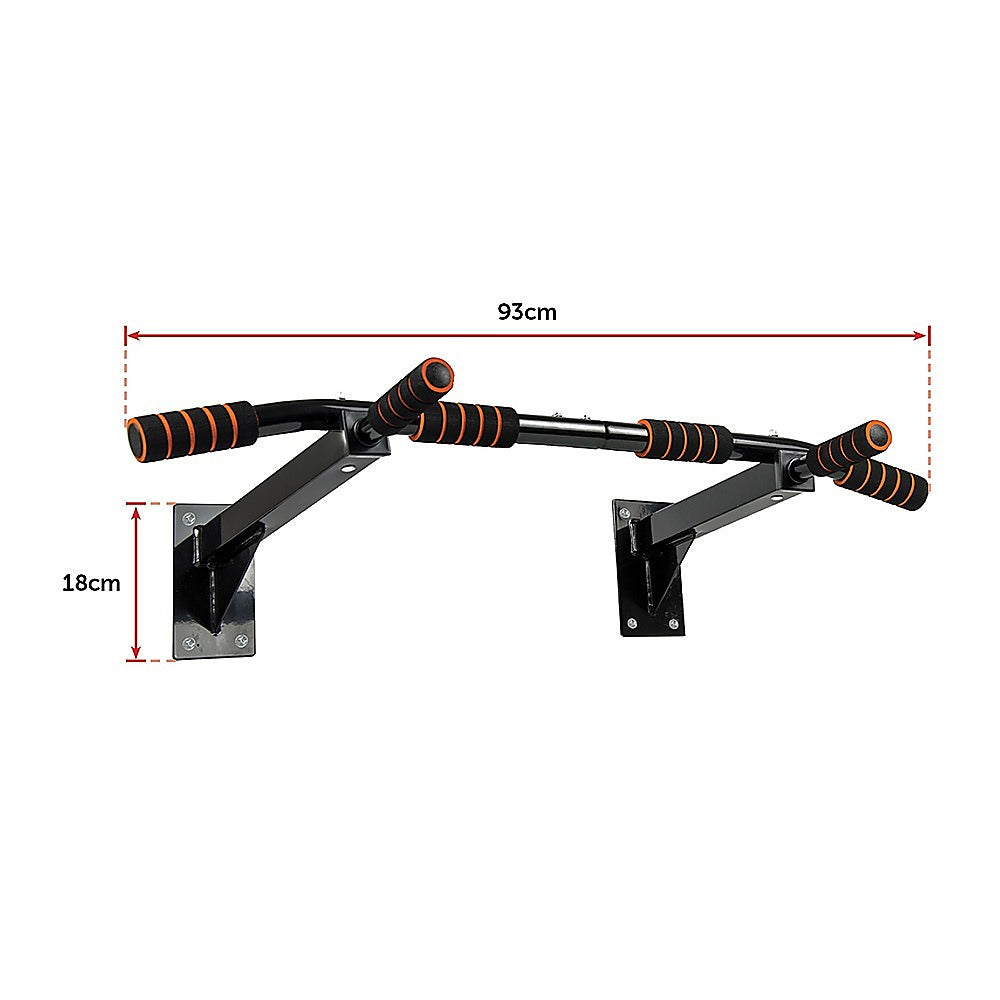 Heavy Duty Pull Up Bar Home Gym Chin Up Bar Wall Ceiling Mount