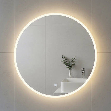 60cm LED Wall Mirror Bathroom Mirrors Light Decor Round