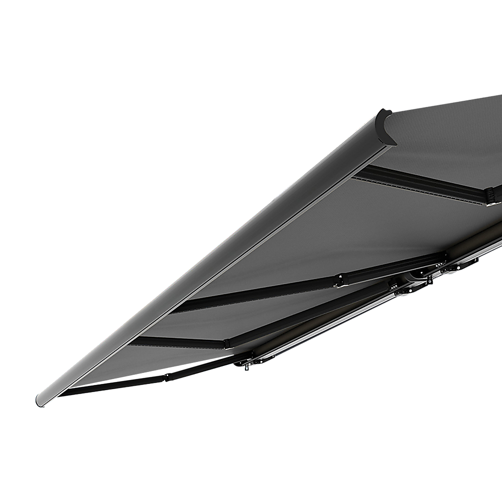 Motorised Retractable Awning – 5.5x3m Grey Full Cassette Design