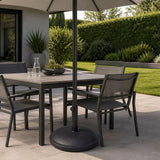 20kg Patio Sun Umbrella Base Durable Parasol Garden Stand Cement Round