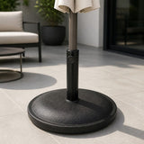 20kg Patio Sun Umbrella Base Durable Parasol Garden Stand Cement Round