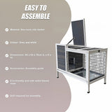 Rabbit Bunny Cage Hutch Pet Cages Enclosure