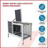 Rabbit Bunny Cage Hutch Pet Cages Enclosure