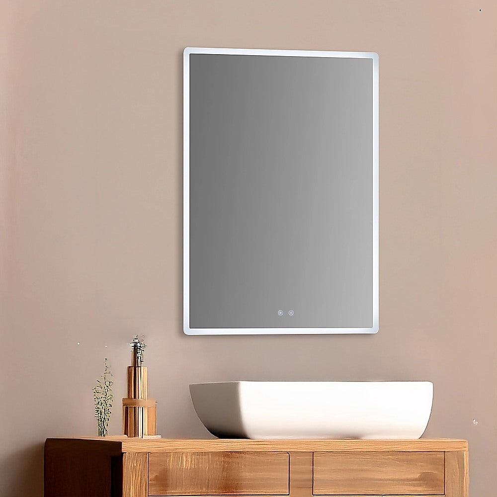 Smart Mirror Bathroom Vanity LED Lighted Wall Mirror 800x600mm