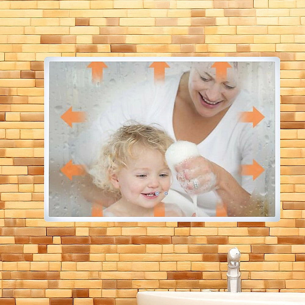 Smart Mirror Bathroom Vanity LED Lighted Wall Mirror 1000x700mm