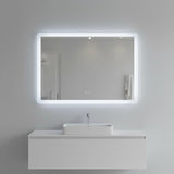 Smart Mirror Bathroom Vanity LED Lighted Wall Mirror 1000x700mm