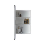 Rectangle Wall Hung Bathroom Mirror Shaving Cabinet Vanity Matte White