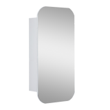 Rectangle Wall Hung Bathroom Mirror Shaving Cabinet Vanity Matte White