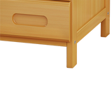 Bamboo Bedside Table Storage Side Stand