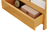 Bamboo Bedside Table Storage Side Stand